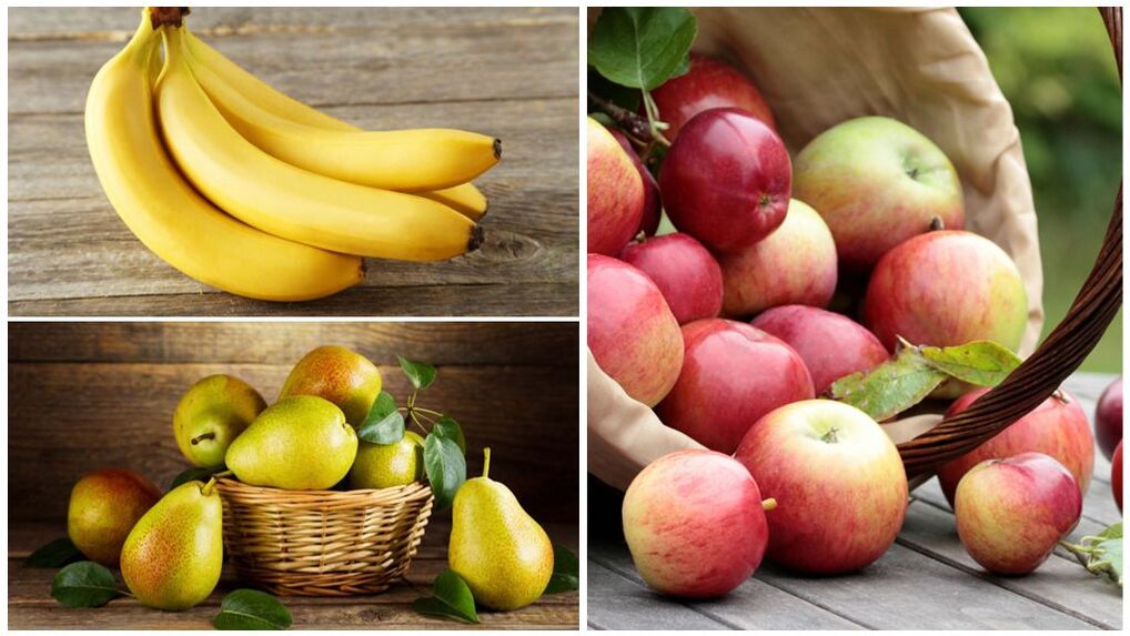 适合痛风的水果 香蕉、梨和苹果